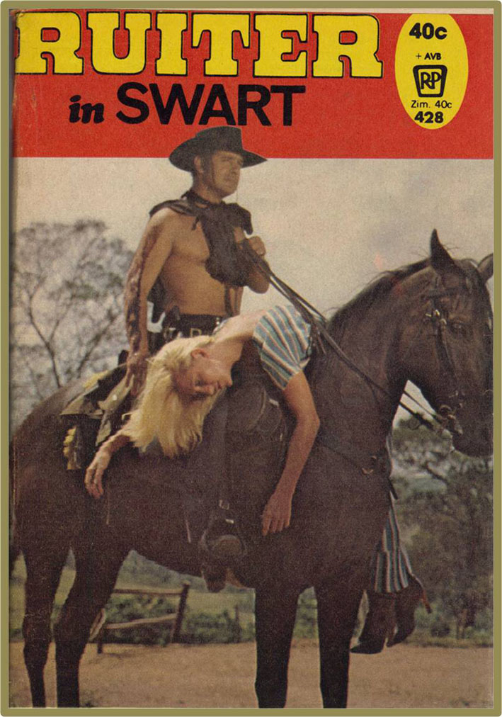Ruiter in Swart
